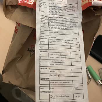 Migros Yemekte Siparişim Yanlış Geldi Mağdur Oldum