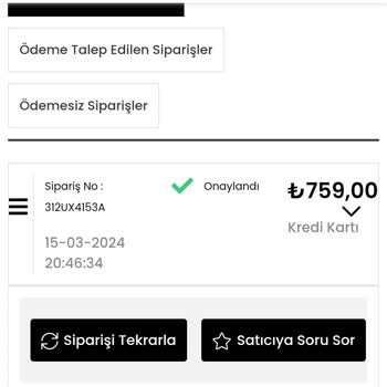 Qarya Tasarımdan Aldığım Ürün Kargoya Verilmedi