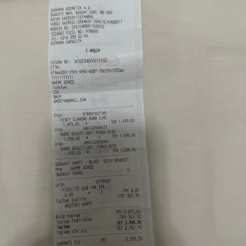 Sephora Kartıma Yaptığım Alışveriş Puanlarım Yüklenmiyor!