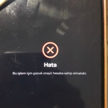 Papara Velim Çocuk Onayını Kabul Ederken Hata Veriyor