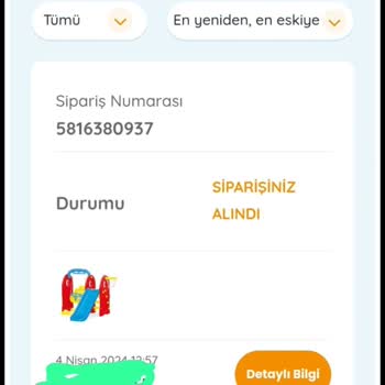Ebebek Sipariş Elime Ulaşmadı