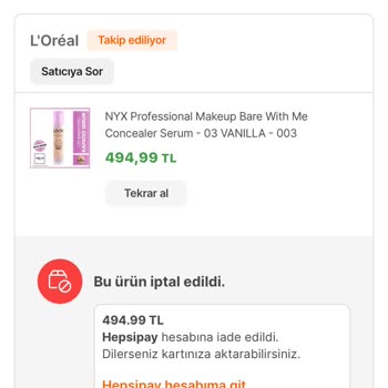 Watsons Sepetteki Fiyat İle Gözüken Fiyat Arasında 100 TL Fark Var