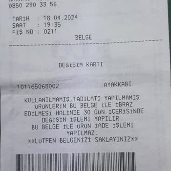 FLO Mağazası Değişim Yapmıyor