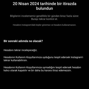 Instagram Hesabım Askıya Alındı