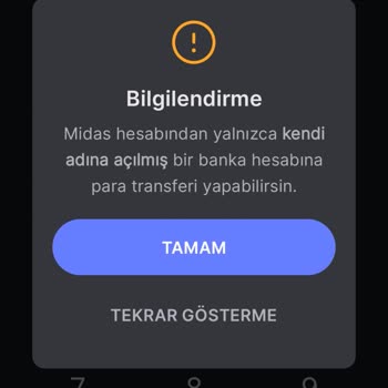 Midas Para Mı Geri Vermiyor