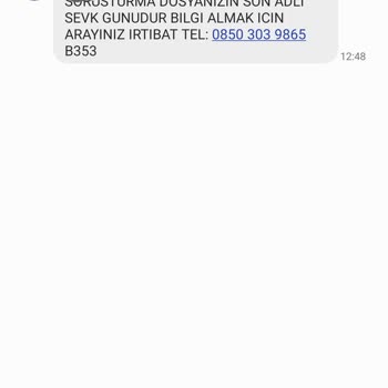 Soydan Danışmanlık Spam Mesaj