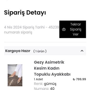 Laminta Ödemesini Yaptığım Ayakkabı Siparişimi Göndermediler