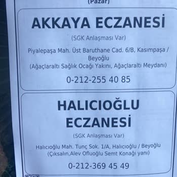 Nöbetçi Eczane Sıkıntısı