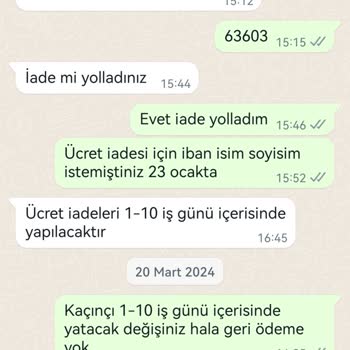 Nare Giyim Ücret İadesi Problemi