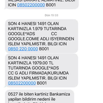 Ziraat Bankası Ziraat Kredi Kartımın Benim Bilgim Dışında Kullanılması