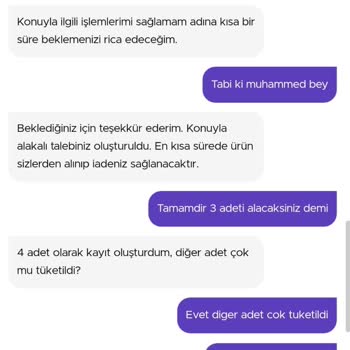 Getir Büyük, İade Taleplerimi Gerçekleştirmiyor.