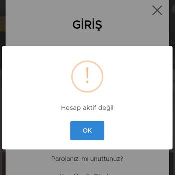 Casinoper Hesabım Aktif Değil Deniyor.