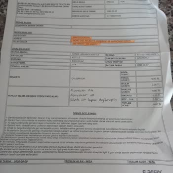 Sarex Memnun Değilim Sürekli Arıza Veriyor Değişim İstiyorum.