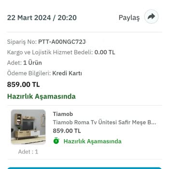 Tiamob 17 Günde Kargoda Yalanı