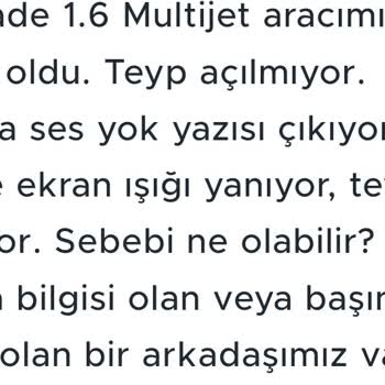 Jeep Multimedya Arızası Bizim Araçta Var