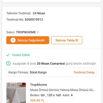 Sürat Kargo Açık Poşetle Eksik Ürün Teslimi!