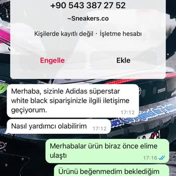 Sneakerscomtr Kalitesiz Ürün Ve İade Sorunu