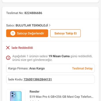 Reeder S19 Max Pro 6 256 Sıfır Ve Bozuk!