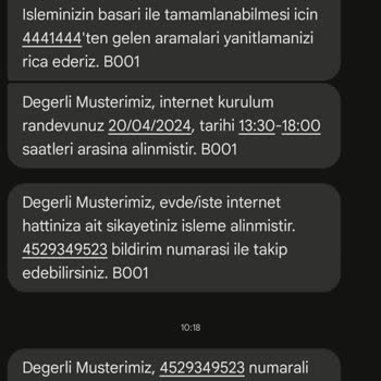 Türk Telekom Fiber İnternet Kurulum Ekibi İletişimsizliği