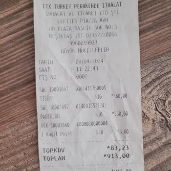 Lefties'den Aldığım T-shirt Tek Yıkamada Soldu