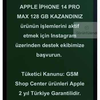 GSM Shop Center İphone Vaadi İle Yanıltıyor