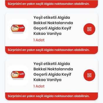 Algida'nın Olmayan Yeşil Etiketli Bakkal Noktaları