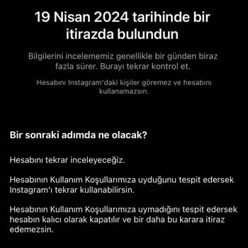 Instagram Hesabım Askıya Alındı