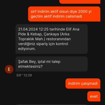 Migros Yemek Restoran İndirim Sorunu Ve Canlı Destek Deneyimi