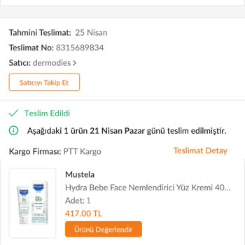 PTT Kargo Tarafından Teslim Edilmeyen Kargo