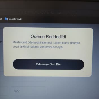 Nike Sipariş Ödeme Reddedildi Hatası