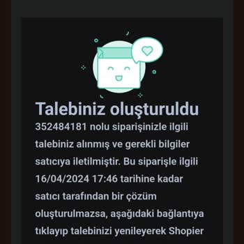 Shopier Ürün İadesi İçin Geri Dönüş Sorunu