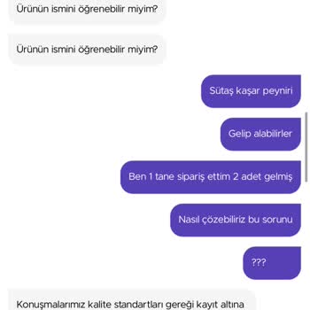 Getir Büyük Siparişinde Yaşanılan Canlı Destek Sorunu İletişimsizlik