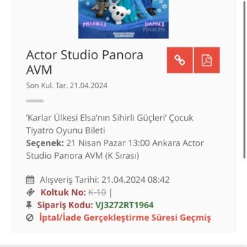 Panora Sanat Merkezi Tiyatro Salonu Gidilecek Tarzda Değil