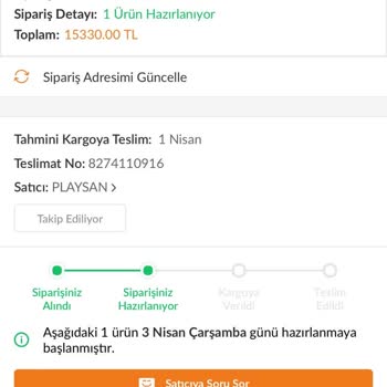 Trendyol'dan Şikayetçiyim Ürünüm Bir Aydır Elime Ulaşmadı