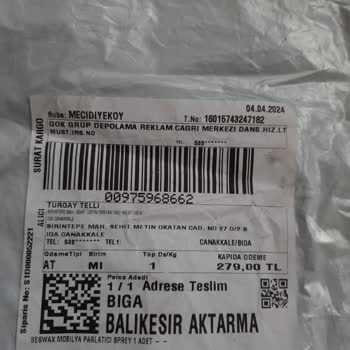 Gök Grup Depolama Ürünün Özelliği Yok Su Doldurulmuş İçine Az Koku Konmuş.