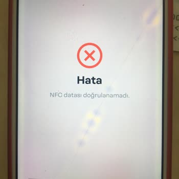 Papara NFC Datası Doğrulanamadı Hatası