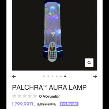 Palchra Gönderilen Ürünün Farklı Olmasına Denizanası Lambası