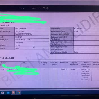 Sahibinden.com Sakarya/Serdivan/dağyoncalı Arsa Satışı