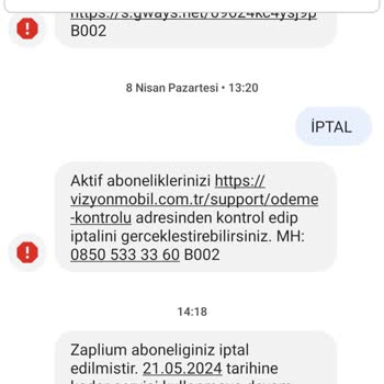 Vizyonmobil Zaplium Para Tahsilatı Ve Turkcell&Paycell Güvenlik Tahsilat Açığı