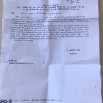 Hattuşa Vacation Thermal Club Hitit Termal Otel Paramızı Ödemiyor