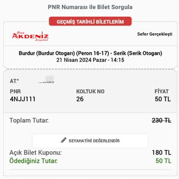 O-Bilet İle İkinci Kez Aynı Problem!