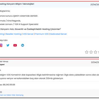 Hosting Dünyam Yanıltıcı Hizmet Satışı