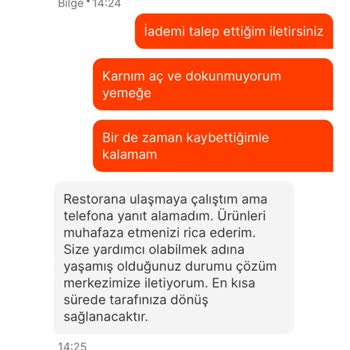 Migros Yemek Müşteriye Hizmet Sunamıyor