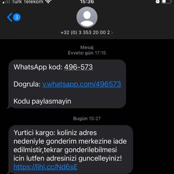 Şikayet Etmememe Rağmen Mesaj Geldi
