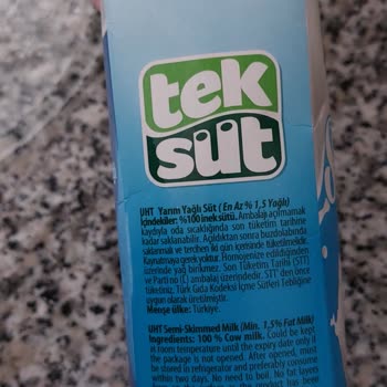 2 Adet Teksüt Sütler Hemen Bozuldu
