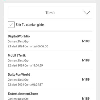 Vodafone Fatura Mağduriyeti Haksız Kazanç Elde Etme Çabası