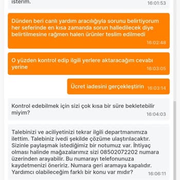 Sipariş Teslimatını Yapılmaması Ve Migros'un Sorunu Çözmemesi