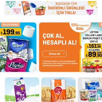 Migros Eksik Kampanya Bildirimi