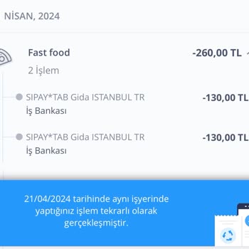 Tıkla Gelsin Kartımdan Fazladan Para Çekildi