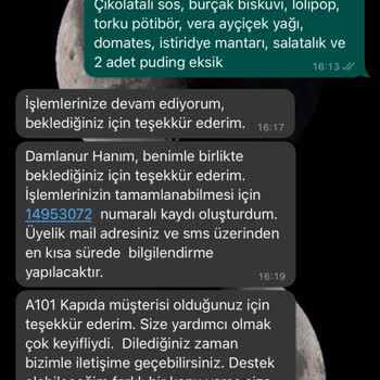A101 Kapıda Eksik Teslim Ve İlgisizlik